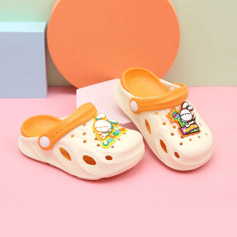 New Children's Hole Shoes Baby Children's Shoes Boys And Girls Summer Cute Outer Wear Toddler Soft Bottom Sandals And Slippers