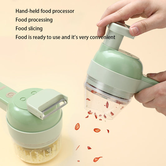 Gatling Vegetable Cutter Mini Wireless Electric Garlic Mud Artifact Garlic Crusher