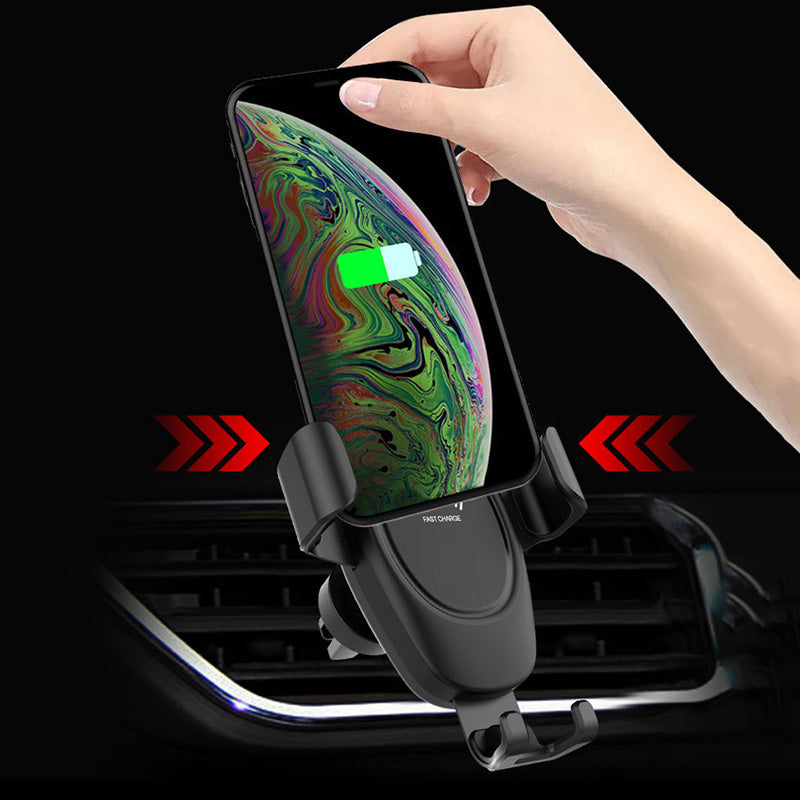 Car Mobile Phone Wireless Charger Holder Bracket 360 Degree Rotating Portable for Driving JFlyer