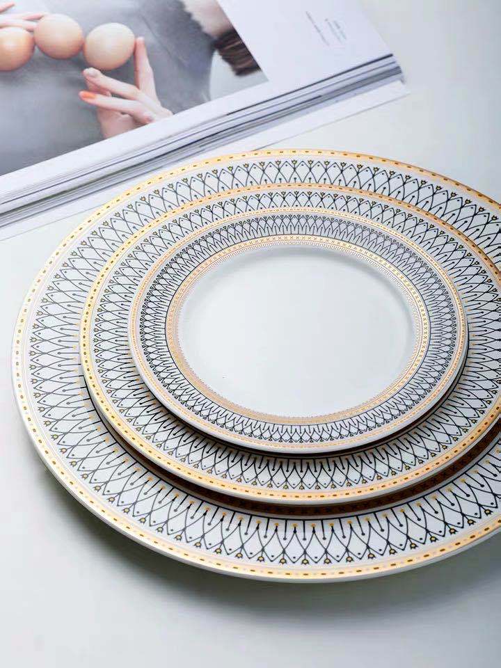 Nordic Luxury Dinner Plate Set