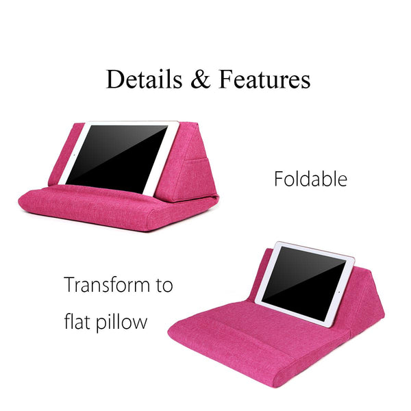 Laptop Tablet Pillow Foam Lapdesk Multifunction Laptop Cooling Pad Tablet Stand Holder Stand Lap Rest Cushion for Ipad with Bag