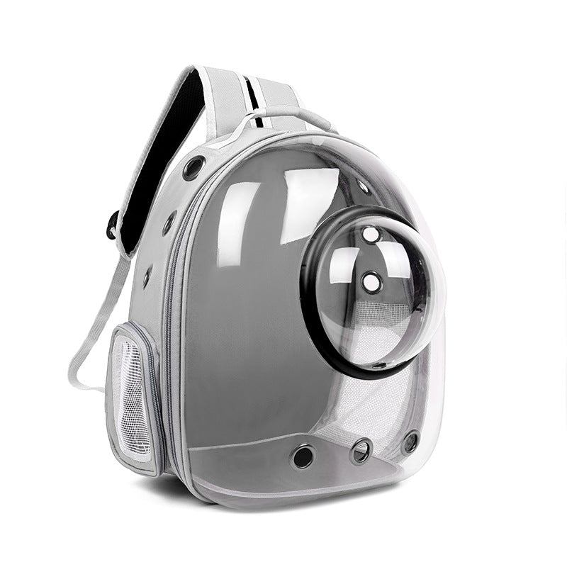 Transparent Cat Bag New Portable Space Capsule Pet Bag Breathable Double Shoulder Cat Backpack
