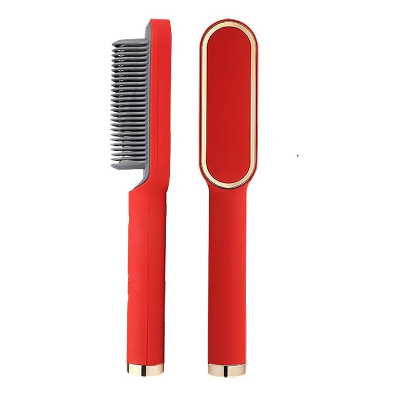 Professional Hair Straightener Tourmaline Ceramic Hair Curler Brush Hair Comb Straighteners Curling Hair Iron Hair Styler Tool