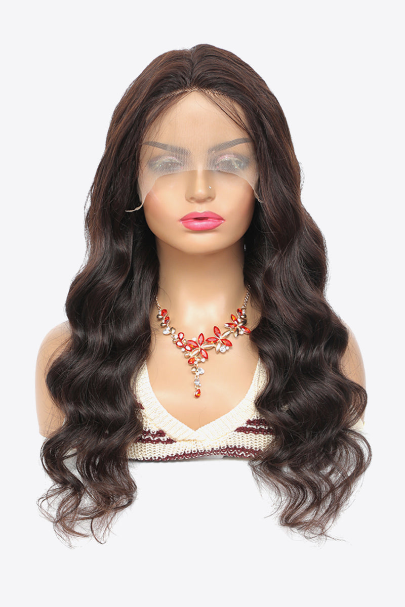 20" 13*4" Lace Front Wigs Body Wave Human Virgin Hair in Natural Color 150% Density