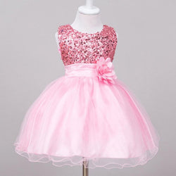 Girls Dresses baby flower lace dress female baby hundred days wedding princess dress Lining cotton baby girl clothes