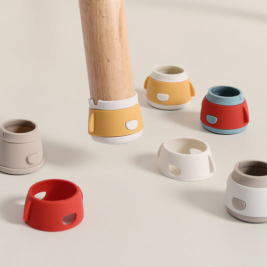 Japanese Cute Silicone Table And Chair Foot Cover Mute Non-Slip Wear-Resistant Chair Cover To Protect The Floor Table And Chair Foot Pad