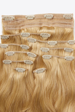 18" 200 #613 straight Clip-in Hair Extensions Human Hair