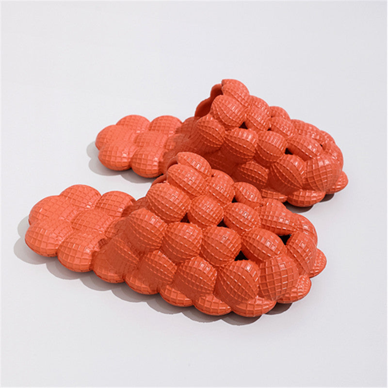 Men's Massage Bubble Slides, Cushioned Funny Non-slip Spa Slippers, Golf Ball Slides, Cloud Slippers, Reflexology Clogs House Shoes For Shower Bedroom, Casual Sandals