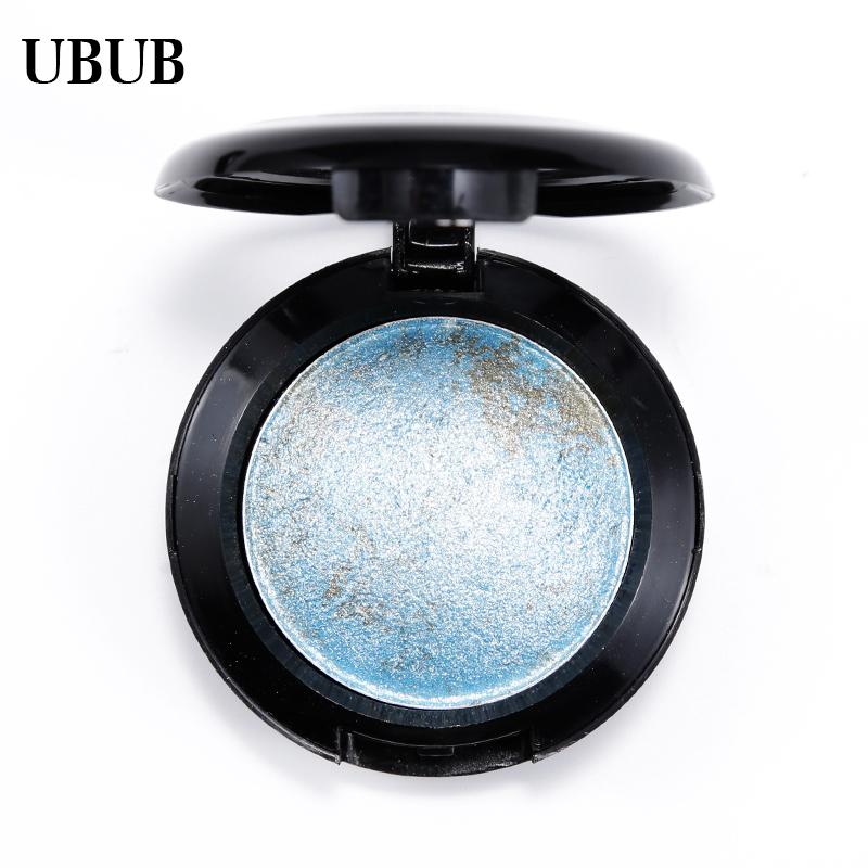 UBUB Hot Sale Fashion Portable Ultra-Light Shimmer Radiant Honor Baked Roast Eyeshadow Colorful Eye Beauty Makeup Palette Tool