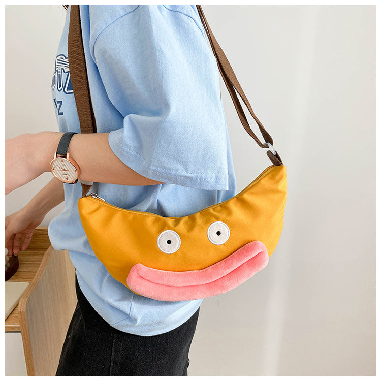 Messenger Bag Cute Big-Billed Duck Small Yellow Bag Girl Funny One-Shoulder Messenger Bag Casual Bag