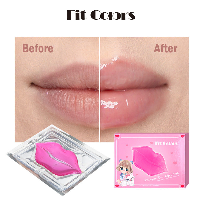 Fit Colors Moisturizing Lip Mask Lip Patch Single Piece Independent Packaging Fade Fine Lines Lip Care Lip Mask