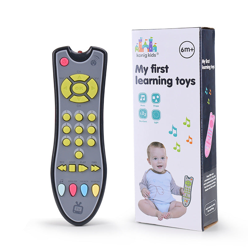 Baby Simulation TV Remote Control Children's Music English Learning Remote Control Educational Cognitive Science Education Toys