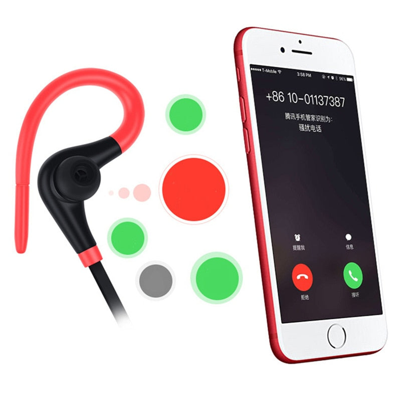 Bluetooth Earphone Wireless Headphones Sport Mini Handsfree Bluetooth Headset With Mic Hidden Earbuds For IPhone All Smart Phone