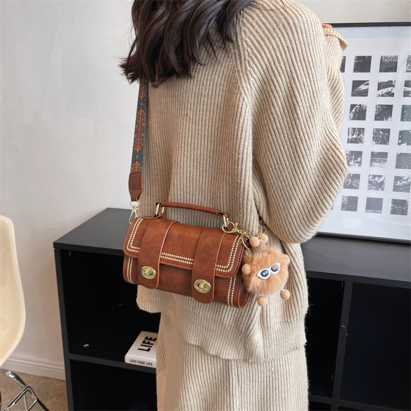 New Niche Design Light Luxury Small Bag Fashionable Versatile Soft Leather One Shoulder Women's Bag