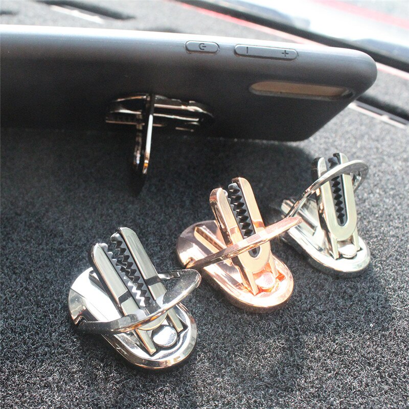 Multi-purpose Car Air Vent Mobile Phone Finger Ring Universal Phone Holder Bracket 360 Rotatable Stand For Iphone Samsung Huawei