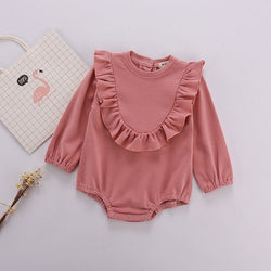 Baby Boys Clothes Spring Baby Girls Rompers Cotton Infant Newborn Baby Girl Clothes Long Sleeve Princess Baby Girl Romper