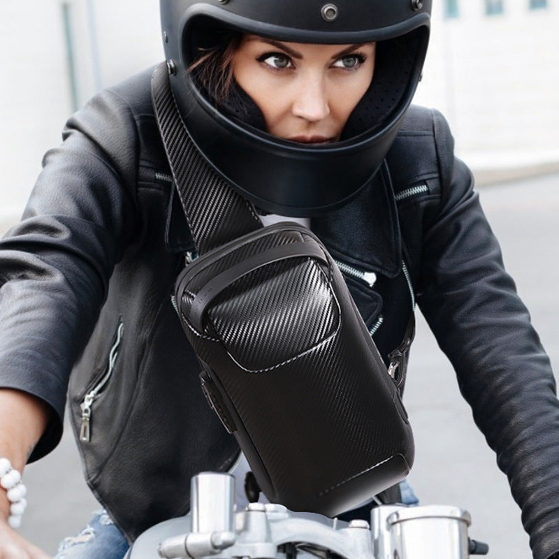 Bange Men's New Chest Bag Messenger Waterproof Shoulder Bag USB Business Trend Shoulder Bag Chest Bag