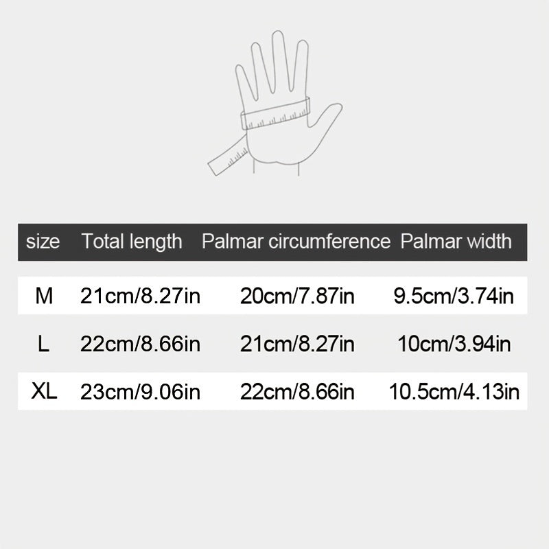 Men's Winter Warm Windproof Waterproof Warm Touch Screen Usable Gloves,Spandex Material Gloves