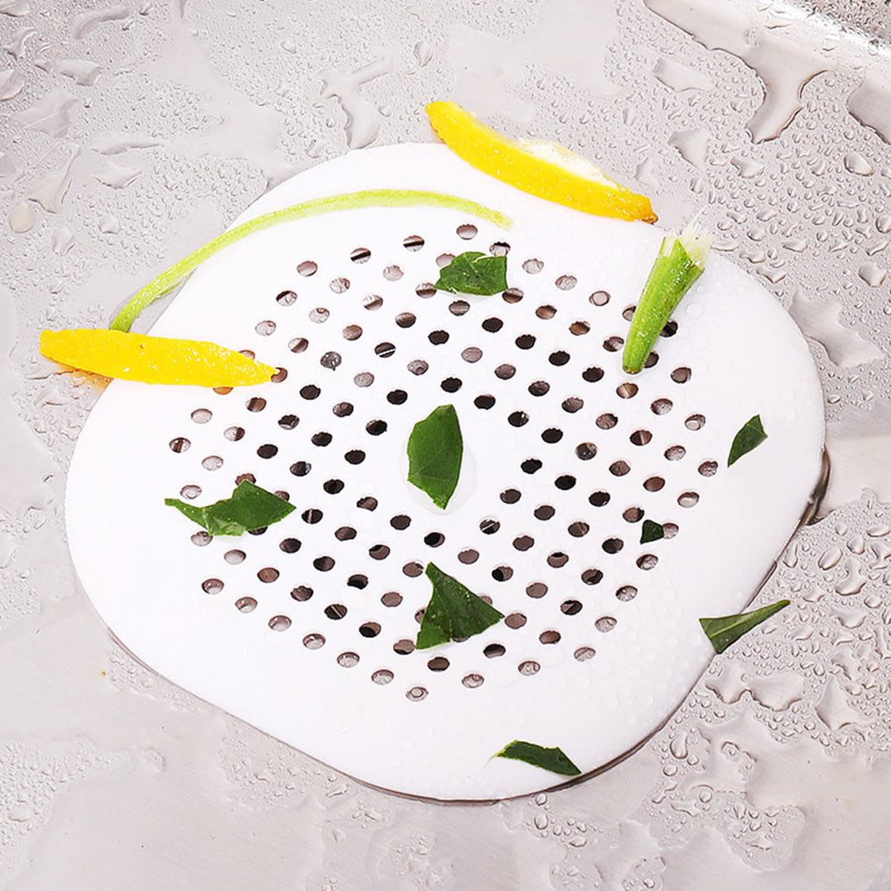 1pc/1 Set, Hair Filters, Sink Anti-Clog Filters, Tub Shower Floor Drain Plugs, Silicone Kitchen Deodorizer Plugs