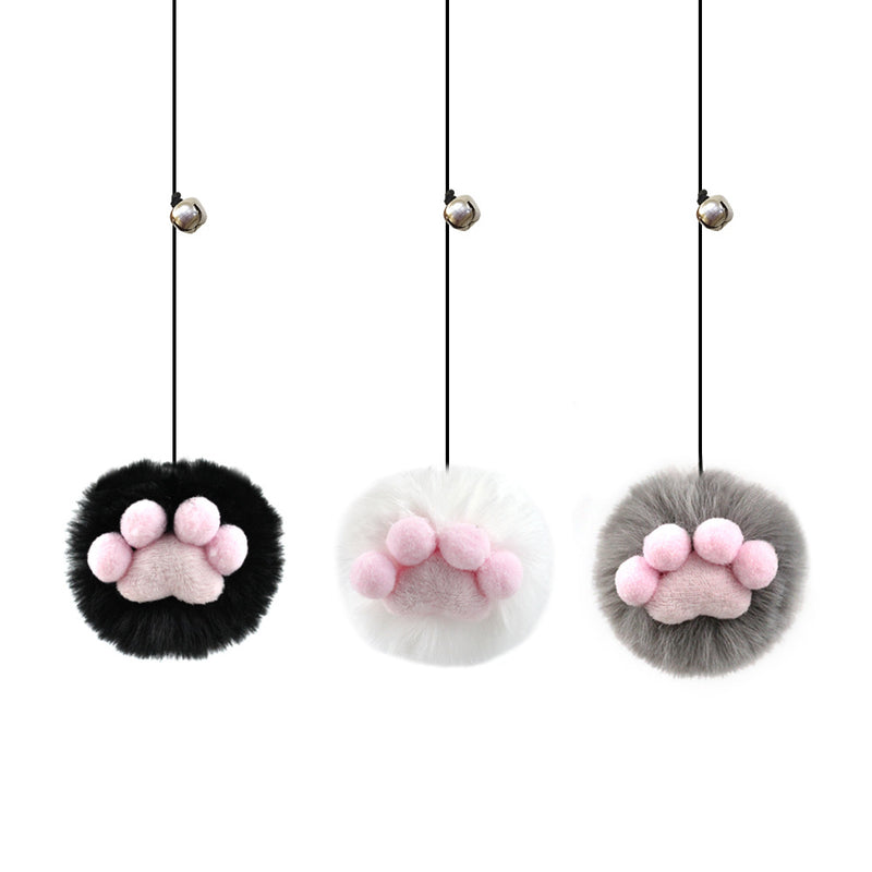 New Pet Supplies Adjustable Elastic Cat Door Clip Teasing Cat Ball Cat Toy Teasing Cat Supplies