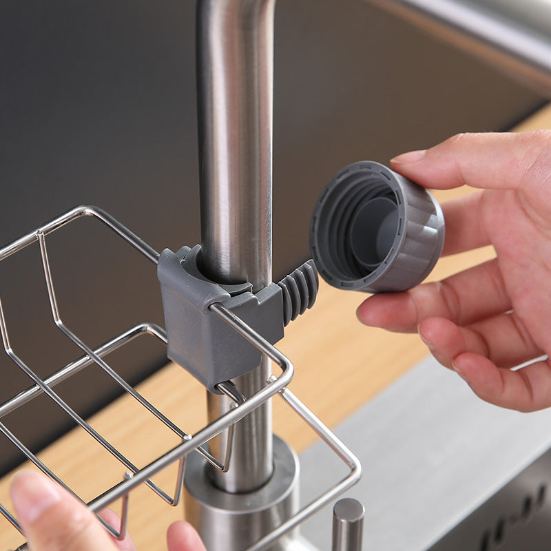 Kitchen Storage Stainless Steel Faucet Rack