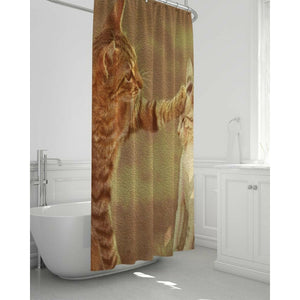 Bath Accessories, Playful Kitty Cats Shower Curtain 72"X72"