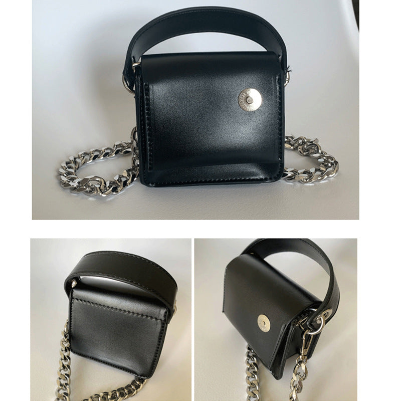 Korean Mini Chain Black Handbag Bag Summer New Ins Super Fire Messenger Bag Female All-Match Trend