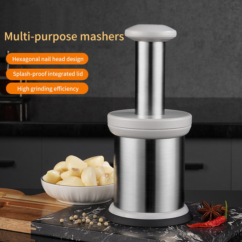 Multifunctional Stainless Steel Masher Grinder