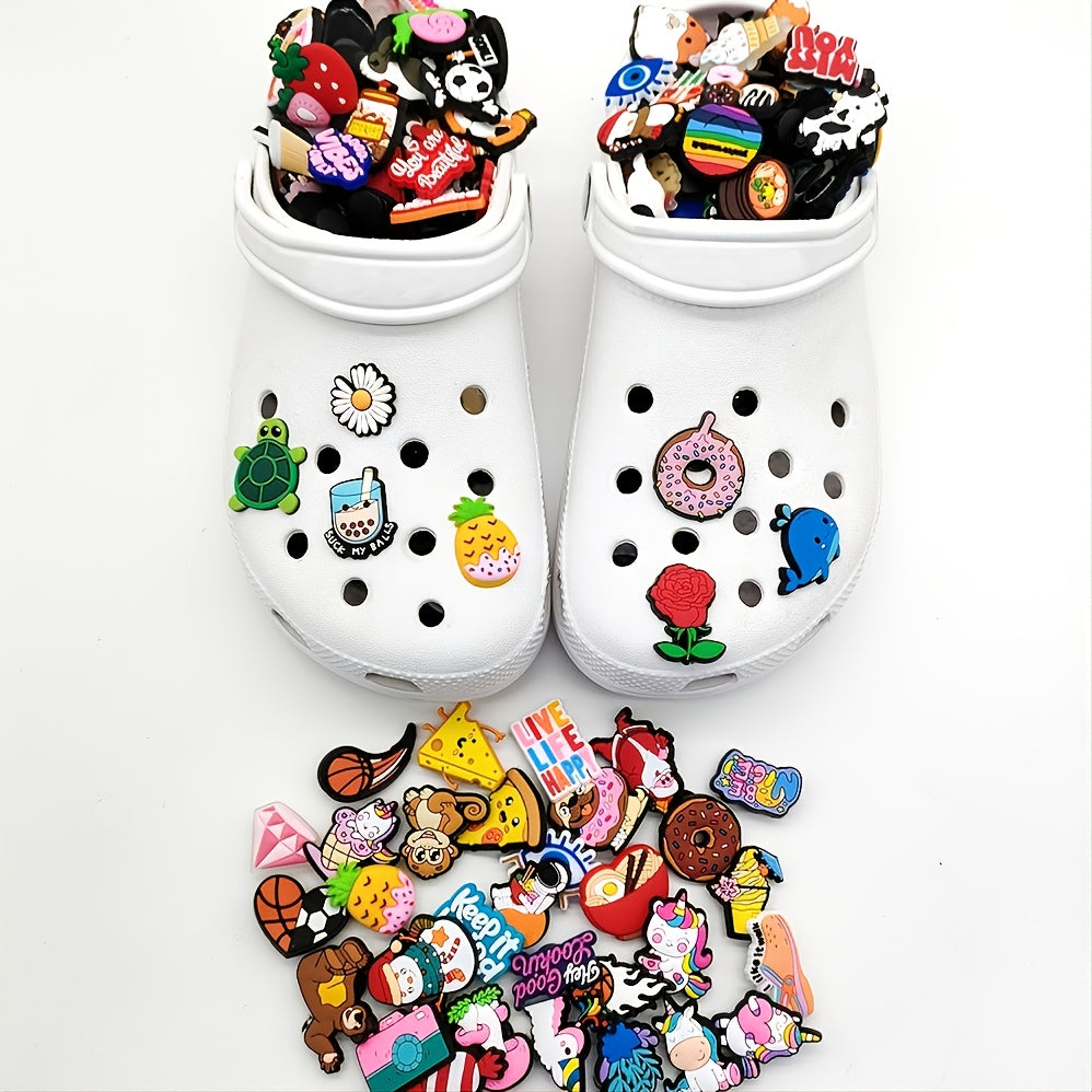 Cute Funny Shoe Charms Decoration Assorted Varieties, Crocs Jibbitz,Sandals Slippers