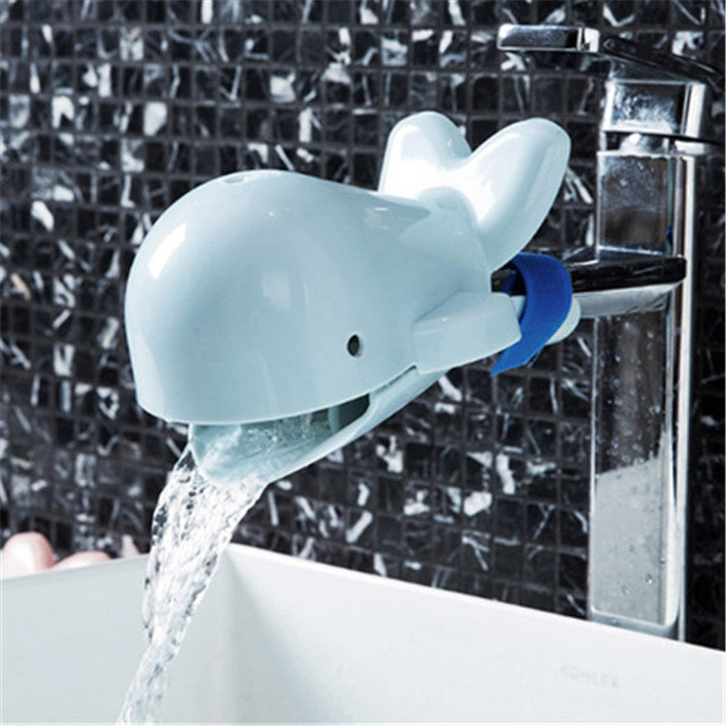 Baby Cute Dolphin Bathroom Brush Faucet Extenders