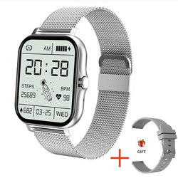Women Smart watch Men 1.69" Color Screen Full touch Fitness Tracker Bluetooth Call Smart Clock Ladies Smart Watch Women