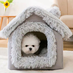 Cat Dog Nest Warm in Winter All Seasons Common Small House Pet Nest Villa Online Red Nest