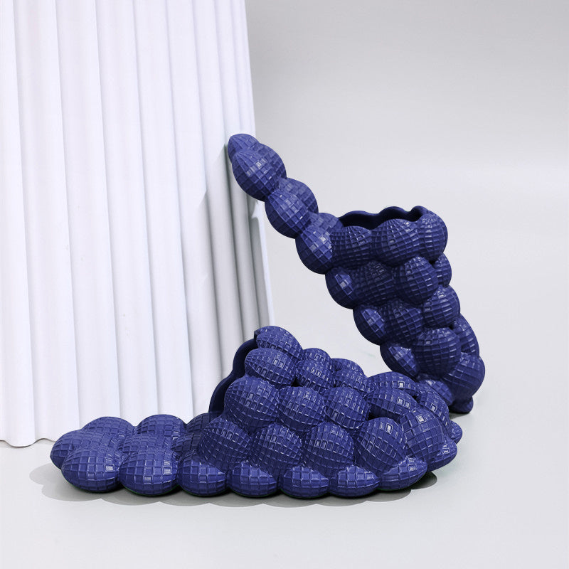 Men's Massage Bubble Slides, Cushioned Funny Non-slip Spa Slippers, Golf Ball Slides, Cloud Slippers, Reflexology Clogs House Shoes For Shower Bedroom, Casual Sandals