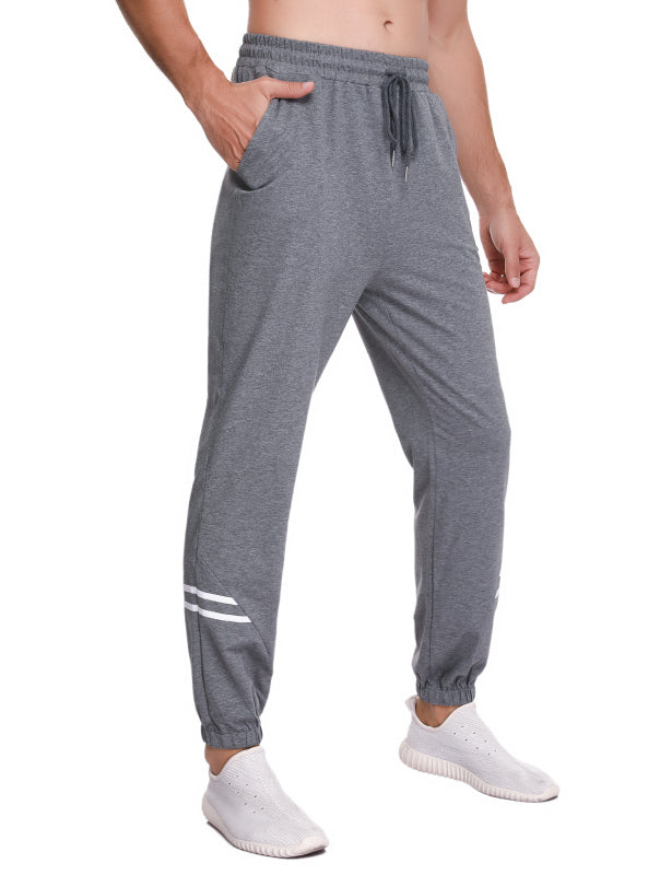 Men'S Jogging Pants Drawstring Sweatpants Bottoms Fitness Running Sweatpants