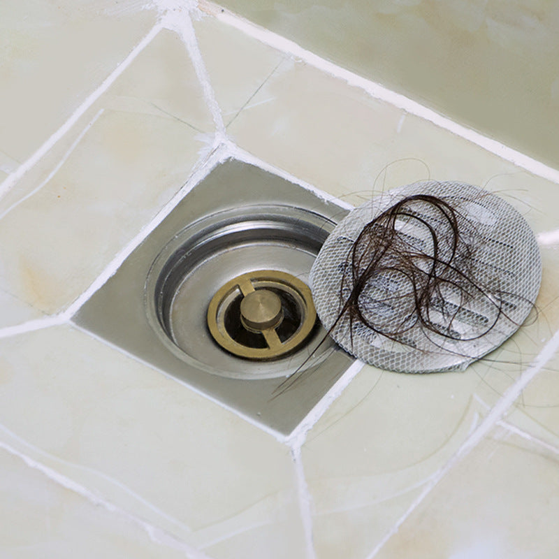 100 Pcs Floor Drain Filters Bathroom Toilet Kitchen Sewer Sink Floor Drain Disposable Filters
