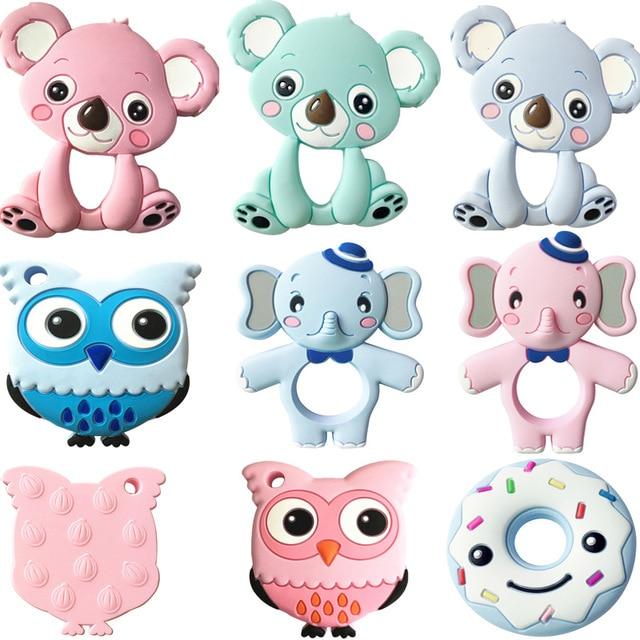 Baby Silicone Teethers Animal Toys