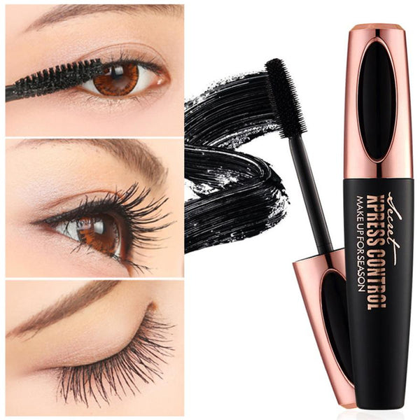 1pc 4D Silk fiber EyeLashe Makeup Waterproof Silicone Brush Head Mascara Lengthening Thicker Mascara macfee