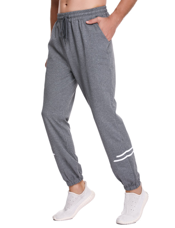 Men'S Jogging Pants Drawstring Sweatpants Bottoms Fitness Running Sweatpants