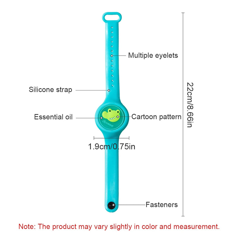 Kids Mosquito Repellent Watch Lightweight Natural Mosquito Repellent Bracelet Plant Essential Oil Mosquito Repellent Device