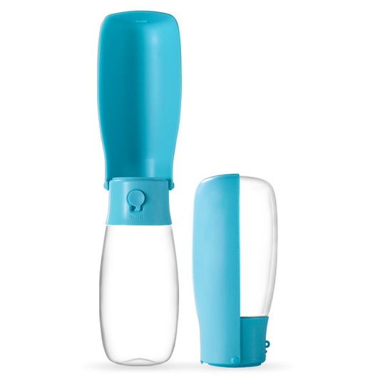 550ML Large Capacity Dog Water Bottle Outdoor Supplies Outdoor Cat Feeding Water Dispenser Portable Pet Folding Water Cup