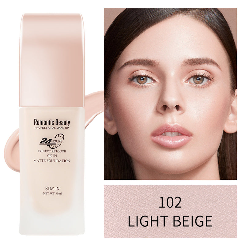 Romantic Beauty 30ml Long-Lasting Oil Control Non-Removal Foundation Concealer And Moisturizer Makeup Foundation