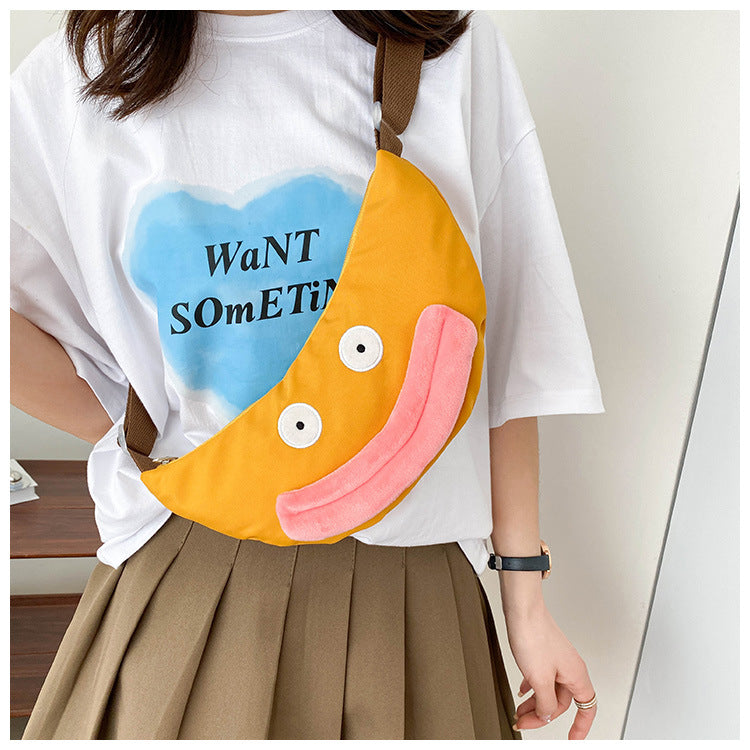 Messenger Bag Cute Big-Billed Duck Small Yellow Bag Girl Funny One-Shoulder Messenger Bag Casual Bag