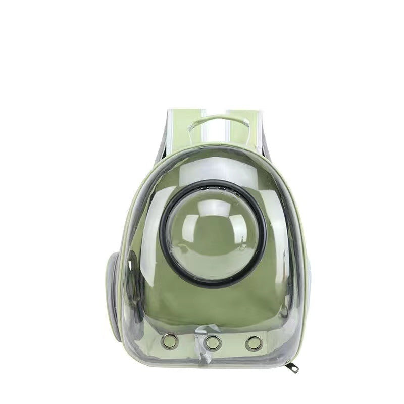Transparent Cat Bag New Portable Space Capsule Pet Bag Breathable Double Shoulder Cat Backpack