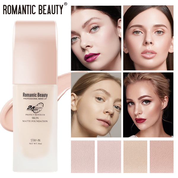 Romantic Beauty 30ml Long-Lasting Oil Control Non-Removal Foundation Concealer And Moisturizer Makeup Foundation