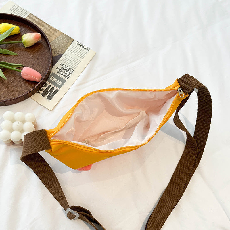 Messenger Bag Cute Big-Billed Duck Small Yellow Bag Girl Funny One-Shoulder Messenger Bag Casual Bag