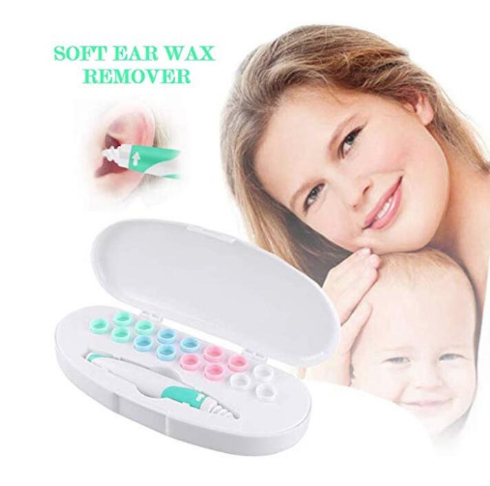 New Ear Wax removal 16 Tips Spiral Smart Ear Care Clean Earpick Wax Remover Curette Ear Cleaner Spoon plugs Spirals Care Tool eprolo