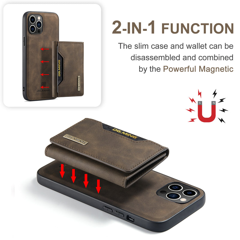 Applicable to iPhone14 Pro Max Split Card Case iP14 Plus Magnetic Card Case Protective Cover