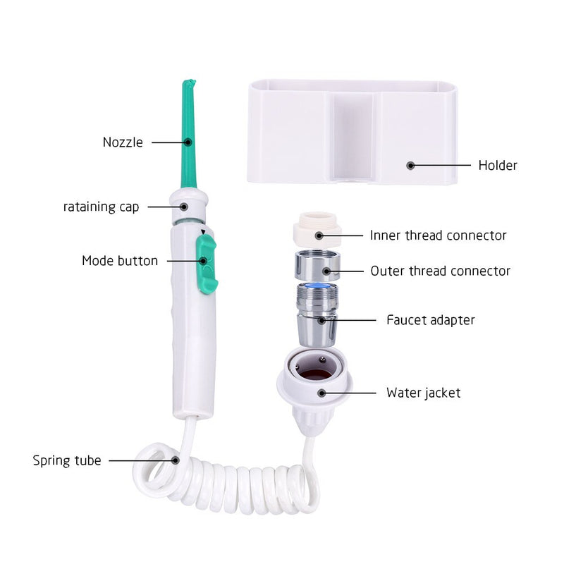 Water Dental Flosser Faucet Oral Irrigator