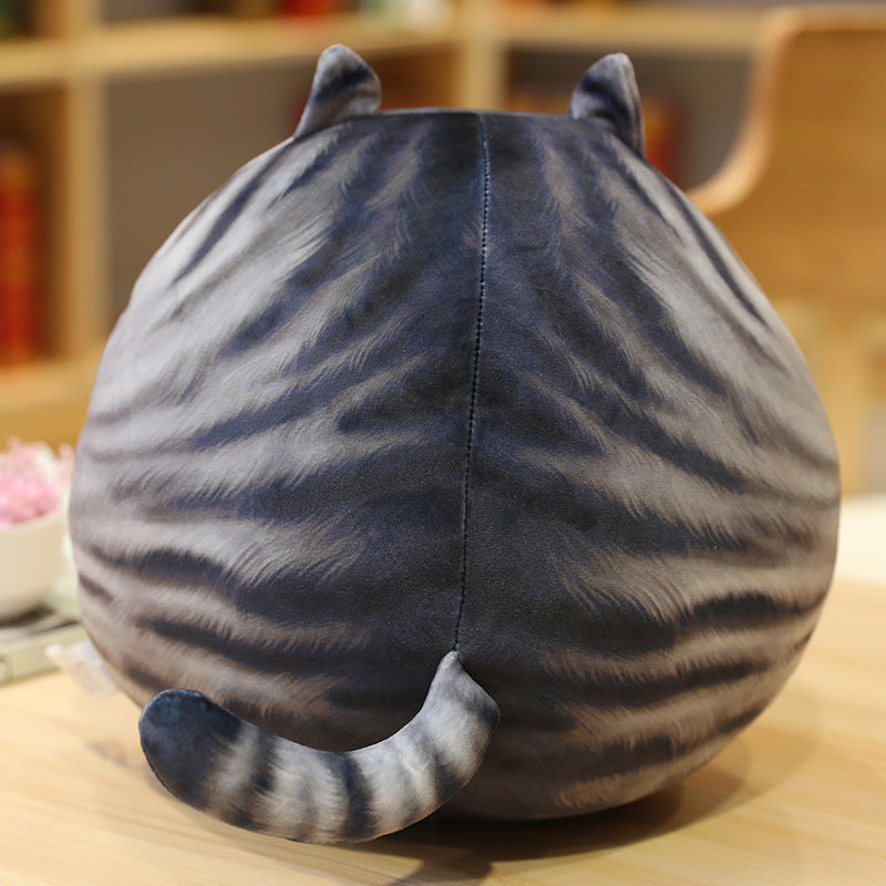 New Cute Printed Egg Cat Doll Plush Cat Pillow Home Cushion
