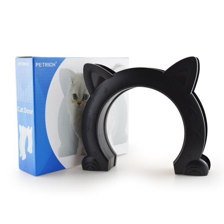 New Cat And Dog Door Hole Can Control The Direction Of Entry And Exit Pet Door Cat Kennel Cat Flap Cat Door